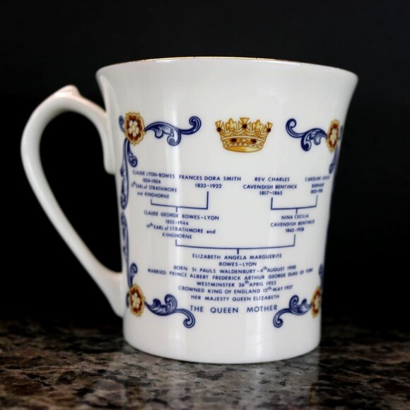 Vintage Queen Mother's 90th Birthday Commemorative Mug - 1990. Aynsley China - Picture 2 of 5